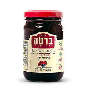 קונפיטורת פירות יער בצנצנת 120 ג'
