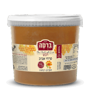 דבש אביב דלי 5 ק''ג