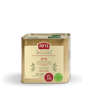 שמן זית ברנע במיכל פח 2 ל'