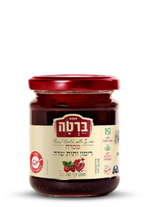 קונפיטורת תות שדה - רימון בצנצנת 240 ג'